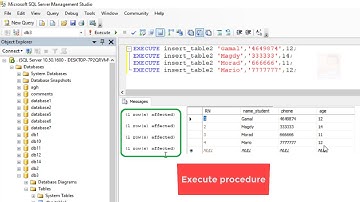 How to create stored procedure for  insert in SQL Server