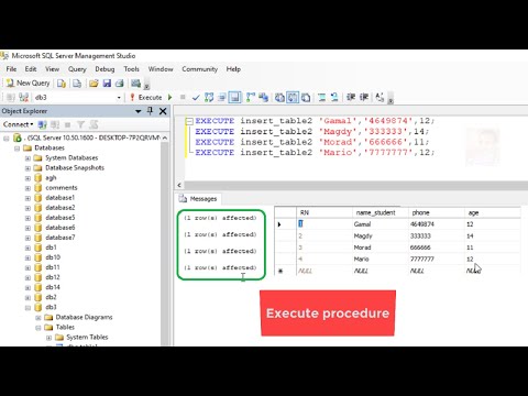 How to create stored procedure for  insert in SQL Server