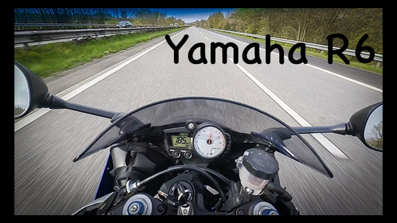 Yamaha R6 2004 German Autobahn 4K - YouTube