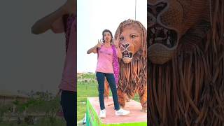 ham sher hai re dekh le dher hai re #eco #park #indian #sher #sherni