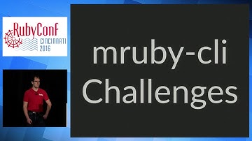 RubyConf 2016 - Building maintainable command-line tools with MRuby by Eric Hodel