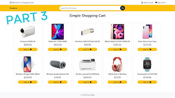 How to Build a Fully Simple Shopping Cart using HTML, PHP, integrate with PayPal | part 3