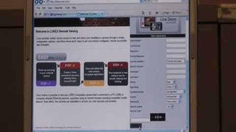 Lorex Network Camera Remote Easy Connect- LNE3003 video 2