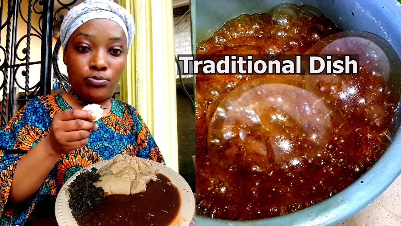 Le Secret d'un Nkui Gluant avec ses Légumes Folong Bien Tendres 🥣🥬