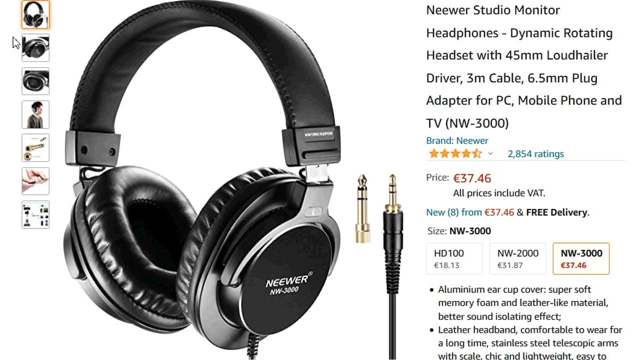how to buy Neewer Studio Monitor Headphones YouTube