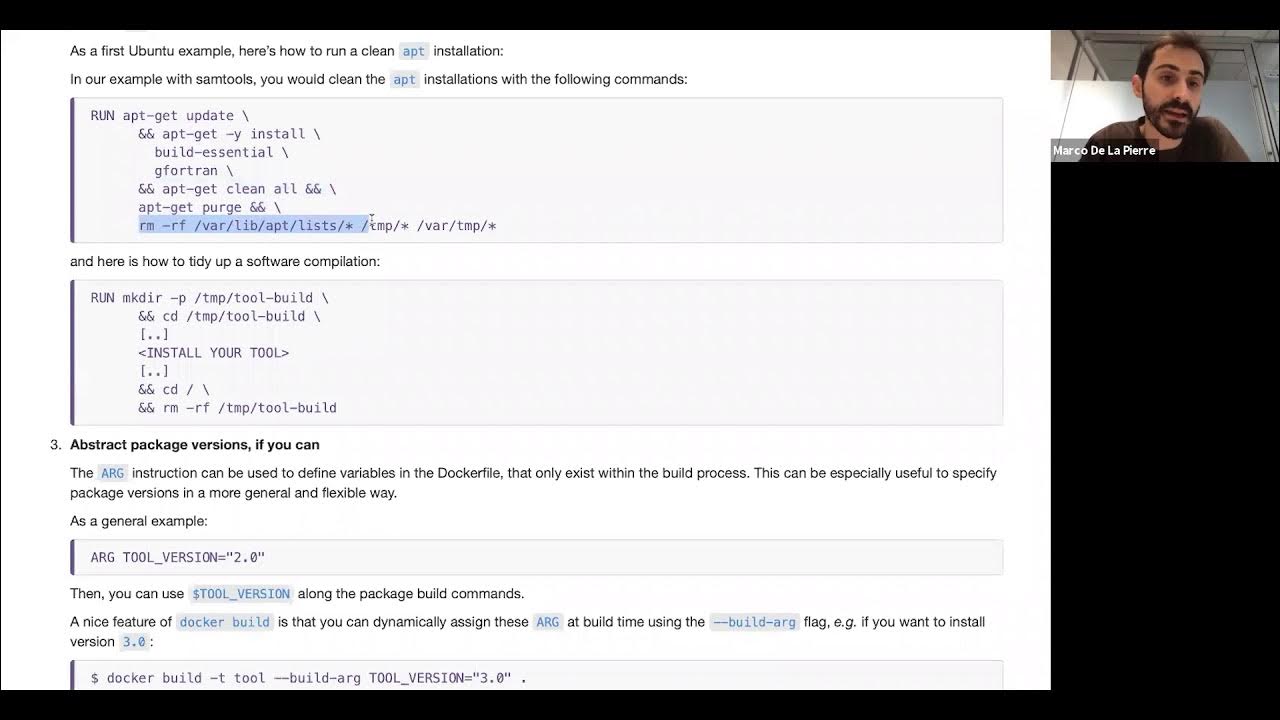 Python containers: Build best practices - YouTube
