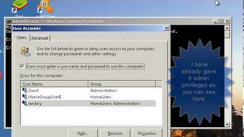 How to give the Guest Account admin rights on Windows 7