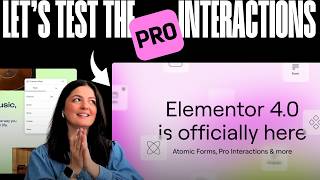 Elementor V4 Can Do THIS Now? Pro Interactions First Look