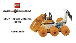 LEGO Mars Mission 7692, Rover | Speed Build