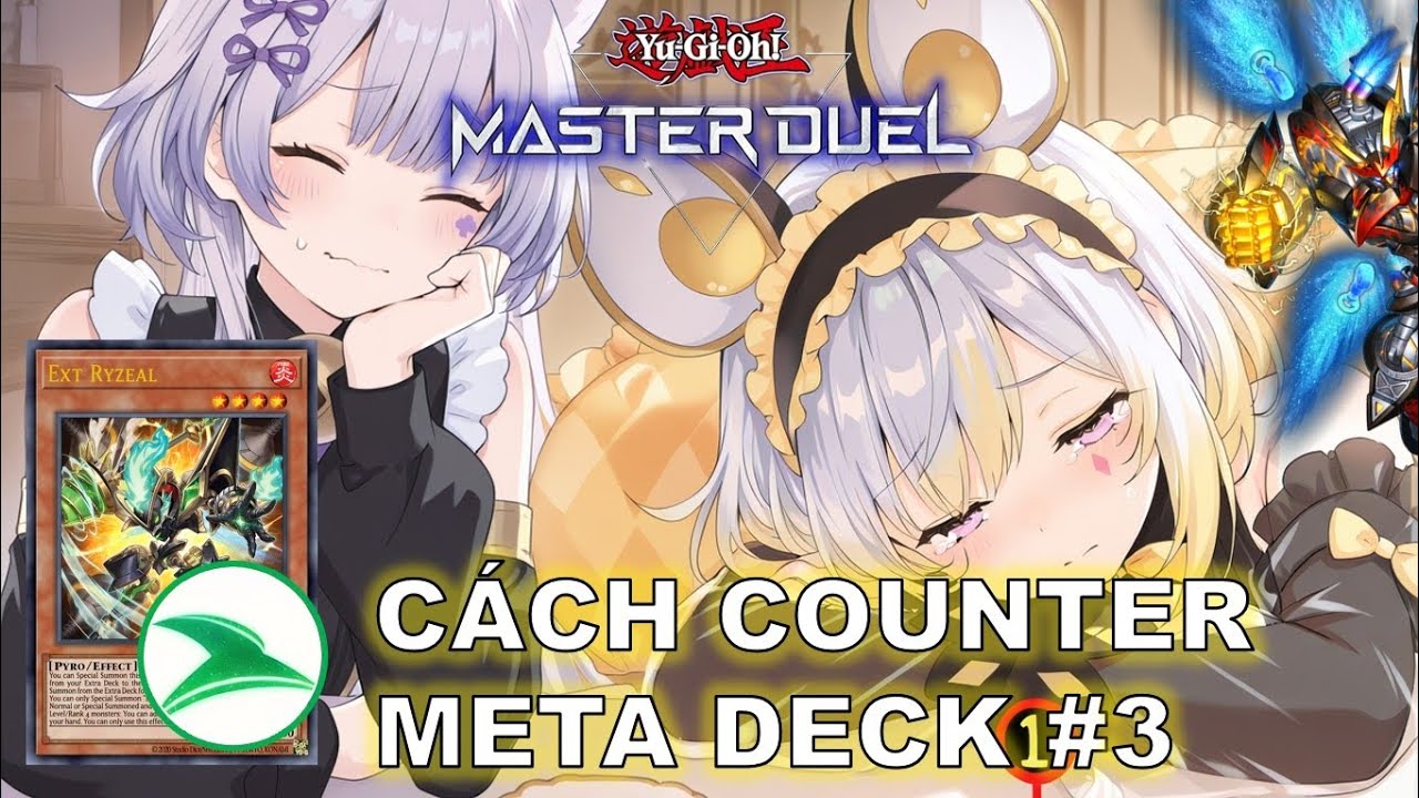 Meta Ryzel Master duel | Cách counter Meta Deck #3 | Ryzeal dễ ăn hơn bạn nghĩ ...