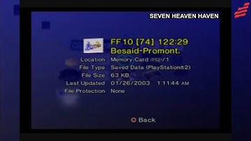 @sevenheavenhavengaming Checks His Old PS2 Memory Card Dates Back to the 2000s