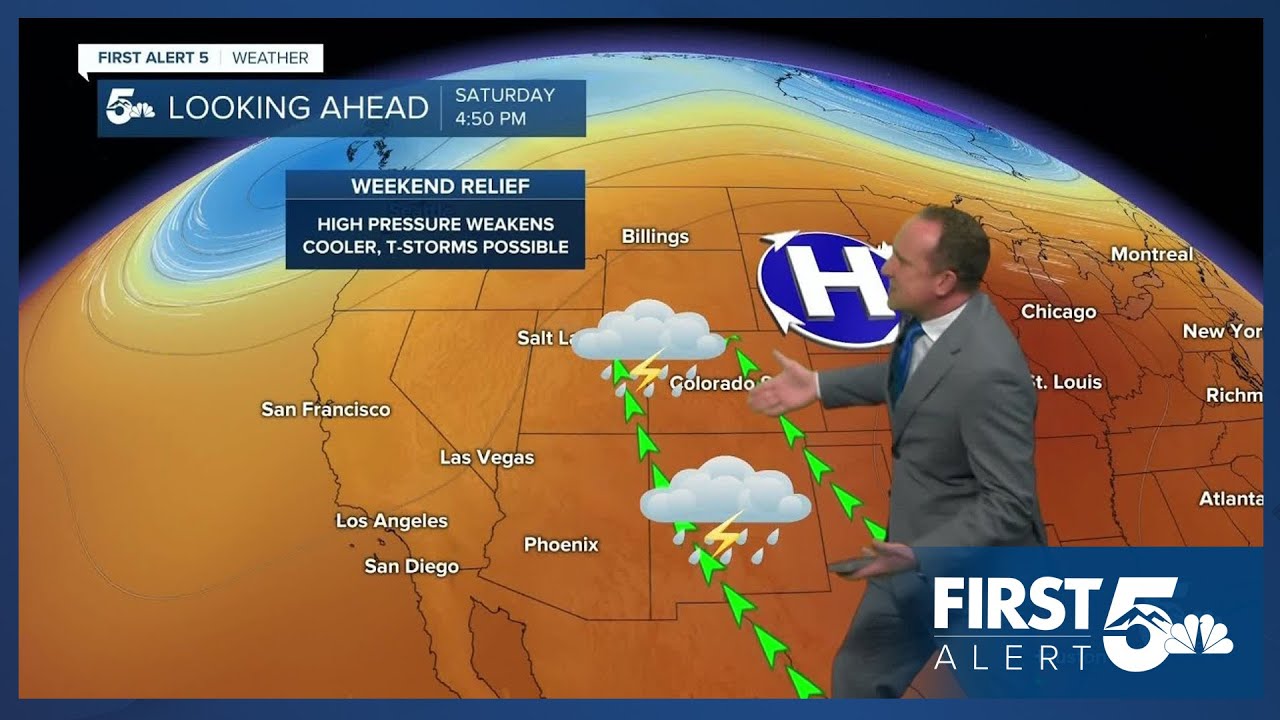 Near average highs on Tuesday and a late week heat wave to follow - YouTube