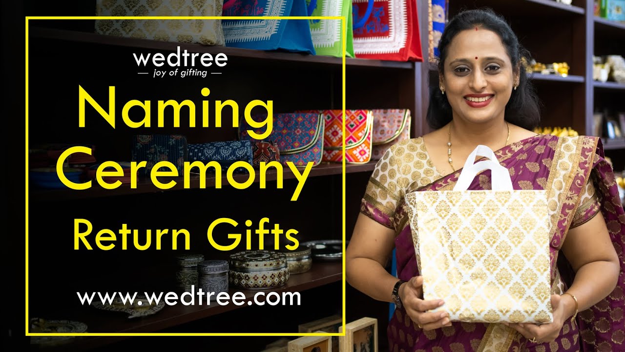 Return Gift Ideas for Naming Ceremony | Wedtree | 30 Dec 22 - YouTube