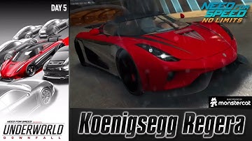 Need For Speed No Limits: Koenigsegg Regera | Underworld Downfall (Day 5 - Blessing)