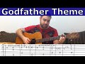 Fingerstyle Tutorial: Godfather Theme - Guitar Lesson w/ TAB | LickNRiff