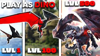 EVOLVING INTO THE JET DRAGON VALSTRAX! - ARK: Play As Dino