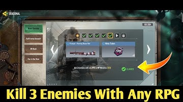 Kill 3 Enemies With Any RPG In MP Matches (0/3) | Which Guns Are RPG | Call Of Duty Mobile