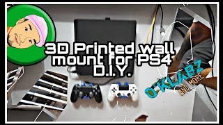 PS4 Wall mount DIY 3D printed