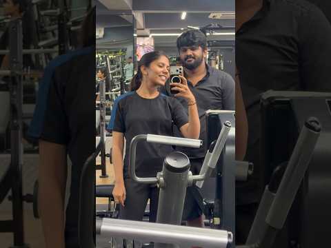 Day 1 in GYM #sruthipriyapeddinti #youtubeshorts #couplegoals