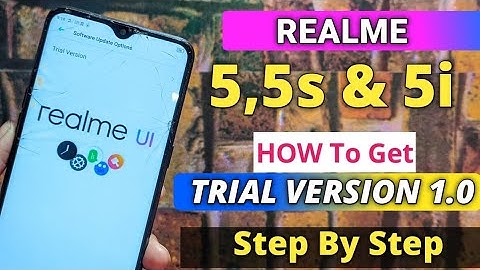 How to get Realme UI Triel Version For Realme 5, Realme 5s & Realme 5i | Realme 5 UI Beta Update