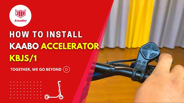 How to Install Kaabo Electric Scooter Accelerator KBJS/1 | Kaabo Official