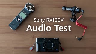Sony RX100V Audio Test (ft. Zoom H1 &amp; Rode VideoMicro)