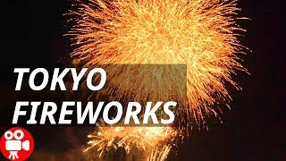Tokyo Kouto Fireworks Display Summer Festival Event 2018 Japan - 4K 60FPS HDR