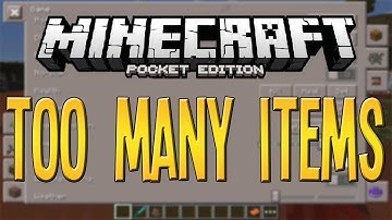 Minecraft PE 0.12.1 - NEW TOO MANY ITEMS MOD APK - Gameplay and Review