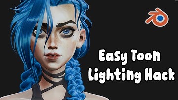 Better Toon Lighting in 1 Minute - Blender Mini Tutorial - [BEGINNER FRIENDLY]