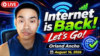 Internet is Back! Lets Go!