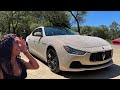 ICED OUT Champagne Glitter Maserati | SHE CANT BELIEVE HOW AMAZING THIS LOOKS!