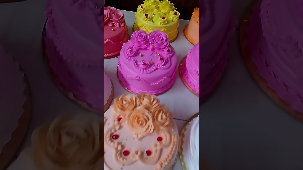 new phool Patti colourful design cake