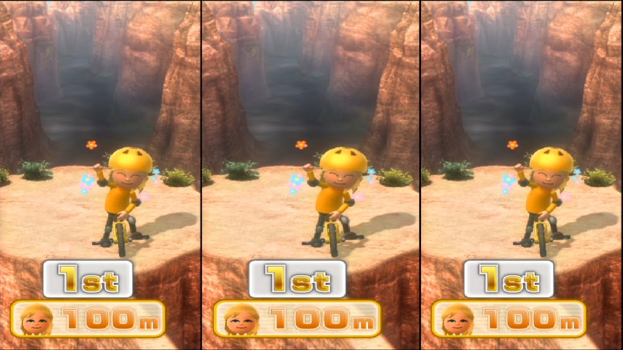 Wii Party U Minigames Cliff Riders Challenge How much farthest can