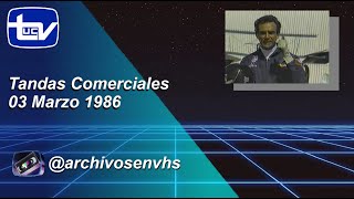 Tandas Comerciales Canal 13 UCTV - 03 Marzo 1986