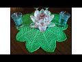 369-Crochet#46,  Crochet doily with English subtitles