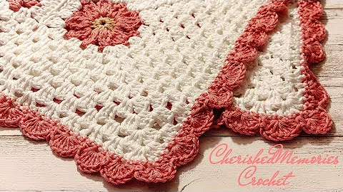 Easy Beautiful Shell Stitch Crochet Border |  Crochet Blanket Border | Crochet | Craft