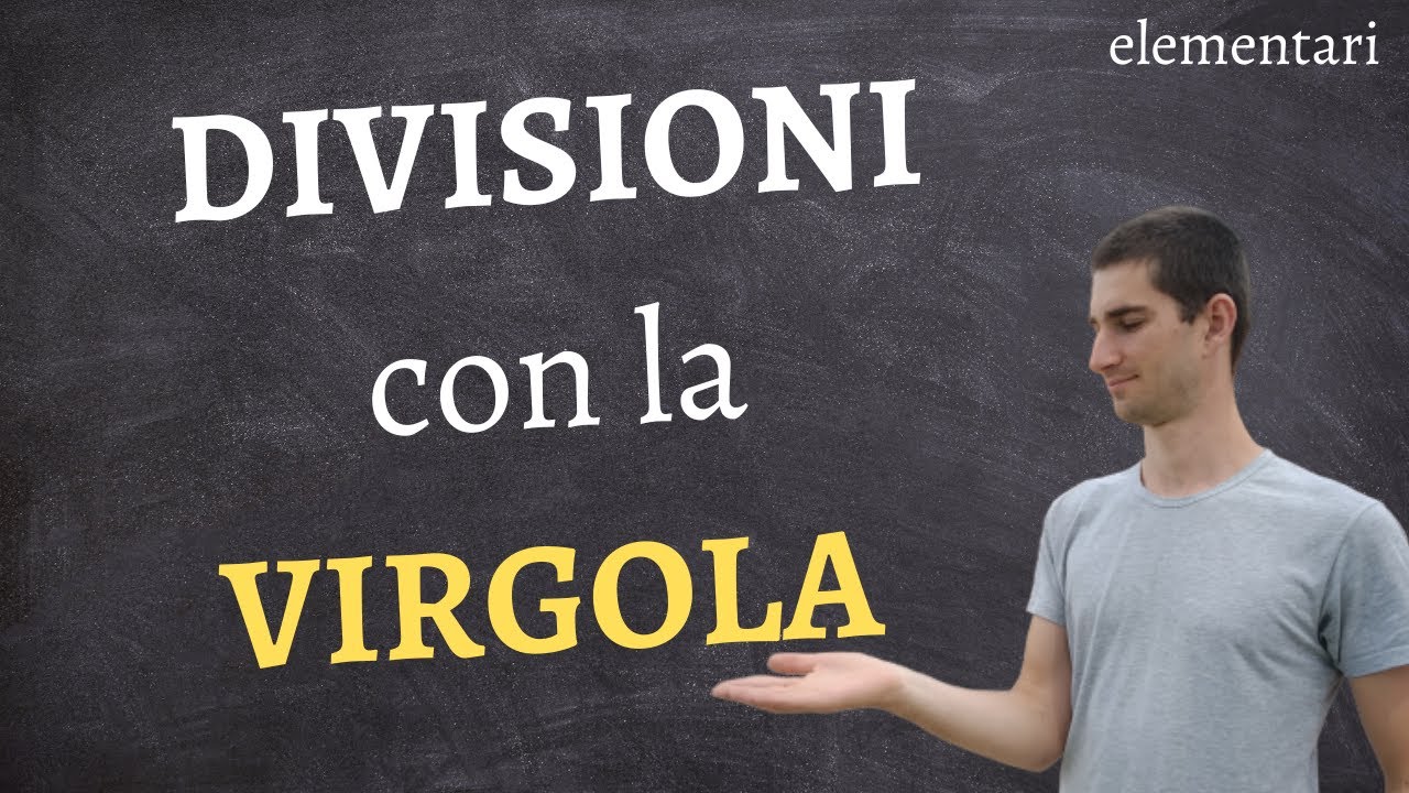 Divisioni Con La Virgola Classe 5 Divisioni con la virgola ad una cifra - YouTube