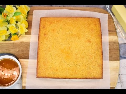 Moist Honey Cornbread Recipe | Soft & Fluffy Cornbread