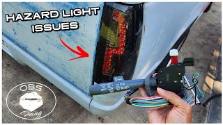 Hazard lights going HAYWIRE 😵‍💫 Have you had this problem?  (w/ your OBS Chevy)