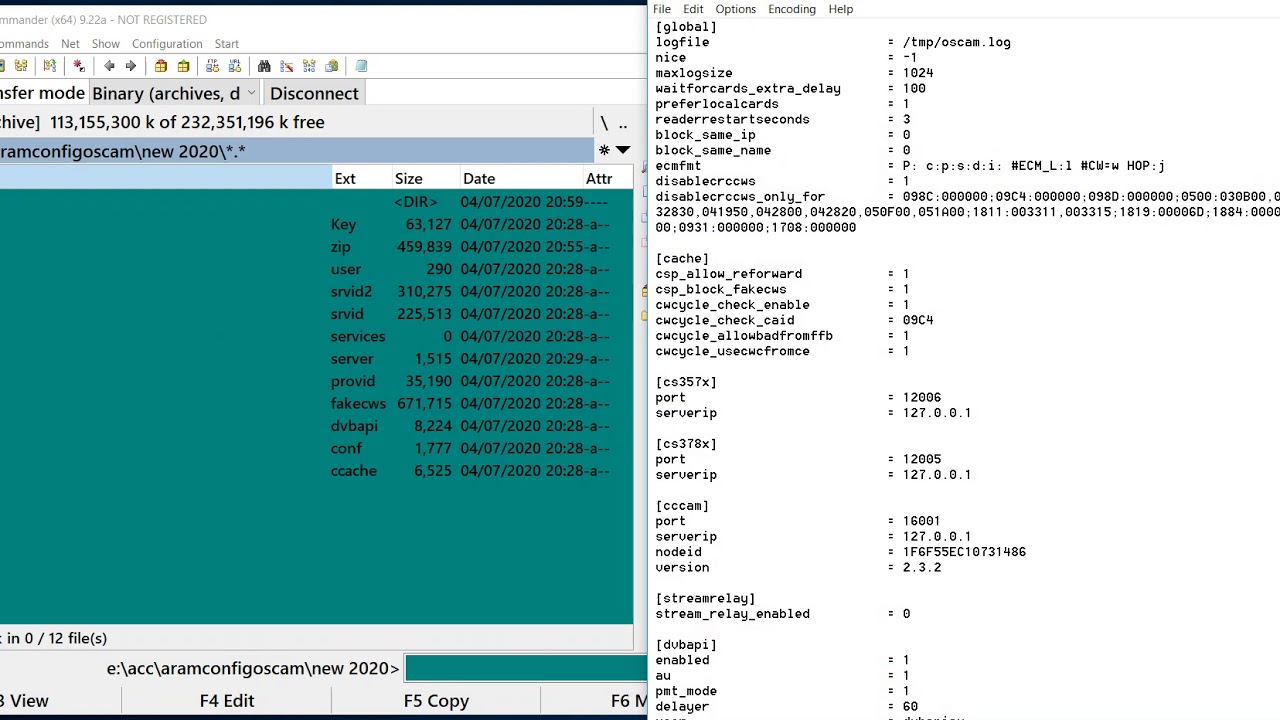config oscam by oscamwebinfo