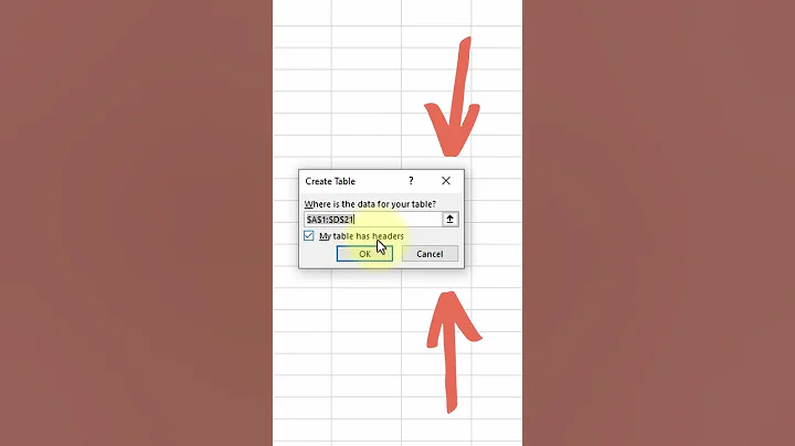 How to Create Tables and Filters on Raw Data in Excel