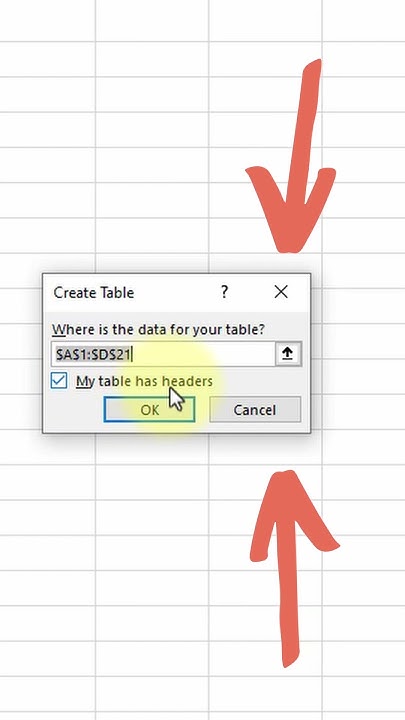How to Create Tables and Filters on Raw Data in Excel - YouTube