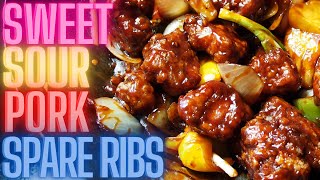 Chinese Sweet Sour Pork Rib Recipe | Wally Cooks Everything