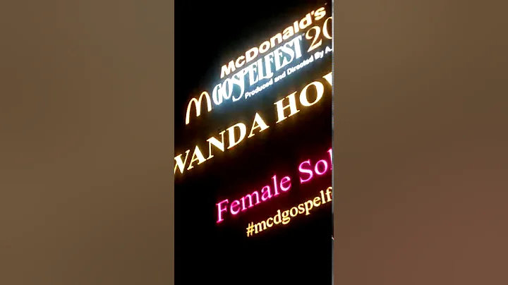 MCDONALD'S GOSPEL FEST N.J. MAY-11-2019 WINNER WAN...