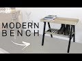 DIY Modern Bench DIY Modern Bench