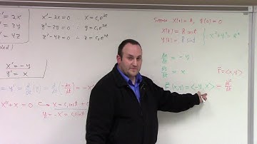 Differential Equations: systems of DEqns, intro to eigen-technique, 2-23-17, part 1
