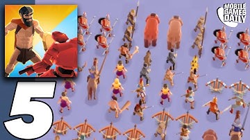 BATTLE SIMULATOR WARFARE - Gameplay Walkthrough Part 4 - Levels 191-212 (iOS, Android)