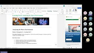BBA/BBAM0701_BMNG7321 - LU5 Chapter 5: Analysing The Macro Environment