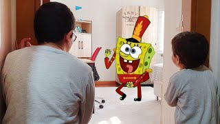 Buğranın Odasında Sünger Bob Var Sponge Bob In The Room Fun Kids Video