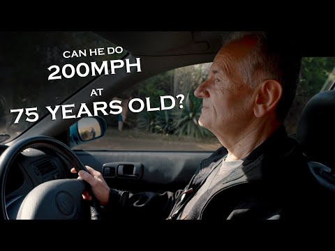 A 75 year old man's dream of going 200MPH on an empty runway (4K)